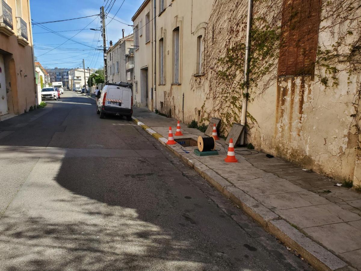 Le Patio, Climatisation Terrasse Wi-Fi Netflix 15 Mn Coeur De Ville Béziers Dış mekan fotoğraf